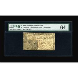 New Jersey December 31, 1763 12s PMG Choice