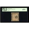 Pennsylvania April 25, 1776 6d PCGS Gem New