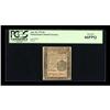 Pennsylvania April 25, 1776 3d PCGS Gem New