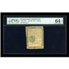 Image 1 : Pennsylvania April 20, 1781 9d PMG Choice