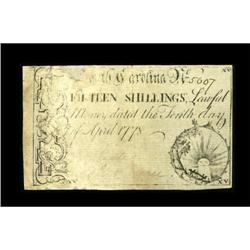 South Carolina April 10, 1778 15s Extremely