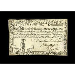 South Carolina February 8, 1779 $90 Extremely