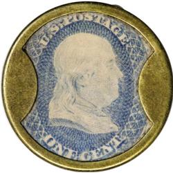 HB-96 EP-12 1¢ Dougan Very Fine.