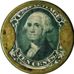 HB-133 EP-116 10¢ J. Gault Choice XF