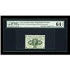 Fr. 1241 10¢ First Issue PMG Choice Uncirculated