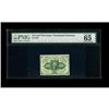Fr. 1242 10c First Issue PMG Gem Uncirculated 65