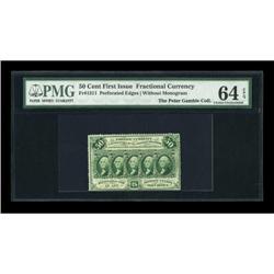 Fr. 1311 50c First Issue PMG Choice Uncirculated