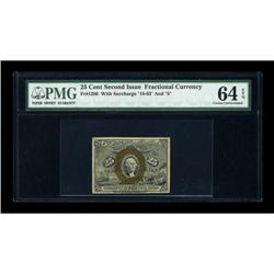 Fr. 1286 25c Second Issue PMG Choice