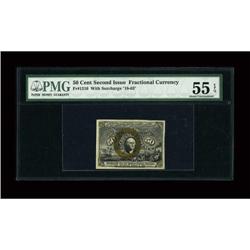 Fr. 1316 50c Second Issue PMG About Uncirculated