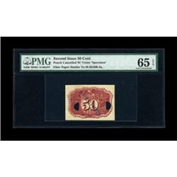 50¢ Second Issue Experimental Back PMG Gem