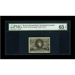Fr. 1318 50c Second Issue PMG Gem Uncirculated