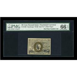 Fr. 1320 50¢ Second Issue PMG Gem Uncirculated