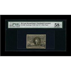 Fr. 1320 50c Second Issue PMG Choice About Unc