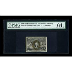 Fr. 1322 50c Second Issue PMG Choice