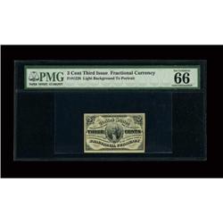 Fr. 1226 3c Third Issue PMG Gem Uncirculated 66