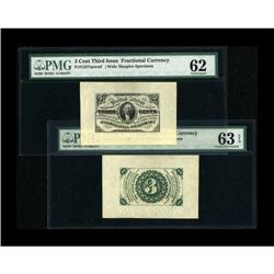 Fr. 1227SP 3c Third Issue PMG Uncirculated 62.