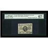 Fr. 1236 5¢ Third Issue PMG Superb Gem Unc 67