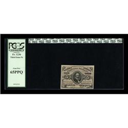 Fr. 1236 5c Third Issue PCGS Gem New 65PPQ.