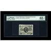 Fr. 1236 5c Third Issue PMG Gem Uncirculated 65