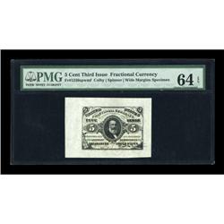Fr. 1236sp 5c Third Issue PMG Choice