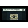 Fr. 1238 5c Third Issue PMG Gem Uncirculated 65