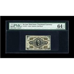 Fr. 1251 10c Third Issue PMG Choice Uncirculated