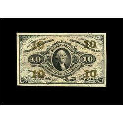 Fr. 1252 10c Third Issue Very Choice New.