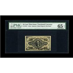 Fr. 1253 10c Third Issue PCGS Gem New 65PPQ.