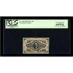 Fr. 1254 10c Third Issue PCGS Very Choice New