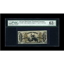 Fr. 1348 50c Third Issue Justice PMG Choice