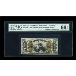 Fr. 1356 50c Third Issue Justice PMG Gem 66 EPQ