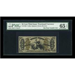 Fr. 1358 50¢ Third Issue Justice PMG Gem