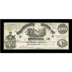 T13 $100 1861 Cr. 58A PF-6 State I.