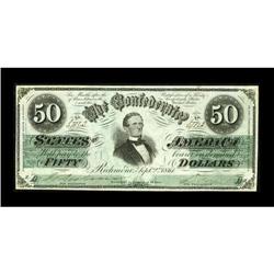 T16 $50 1861 Cr. 84 PF-12. XF-AU