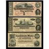 Image 1 : Three Confederate Notes Including T64.