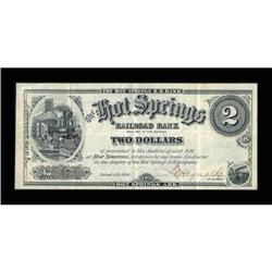 Hot Springs, AR- Hot Springs Railroad Bank $2