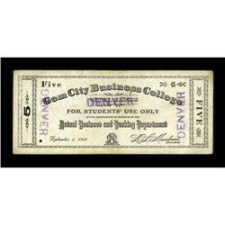 Denver, CO- Gem City Business College $5 Sept.