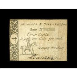 Hartford, CT- Hartford & New Haven Turnpike 4¢