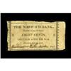 Norwich, CT- Norwich Bank 8¢ Feb. 15, 1815