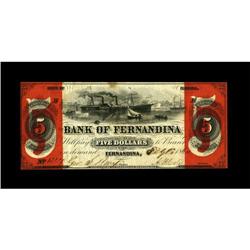 Fernandina, FL- Bank of Fernandina $5 Feb. 1,