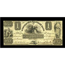 Magnolia, FL- Merchants & Planters Bank $1 Aug.