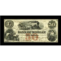 Morgan, GA- Bank of Morgan $50 Mar. 9, 1857 G18a