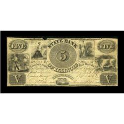 Springfield, IL- State Bank of Illinois $5 April