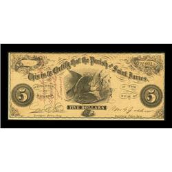 Saint James Parish, LA- Parish of Saint James $5