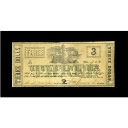 Baton Rouge, LA- City of Baton Rouge $3 June 18,