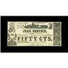 Image 1 : New Orleans, LA- Jean Berthin 50¢ Jan. 5, 1862