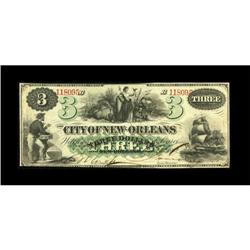 New Orleans, LA- City of New Orleans $3 Oct. 24,