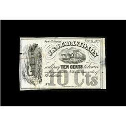 New Orleans, LA- J. & J.C. Davidson 10¢ Nov. 13,