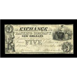 New Orleans, LA- Exchange & Banking Company $5