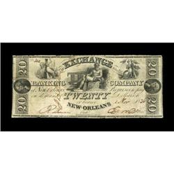 New Orleans, LA- Exchange & Banking Company $20